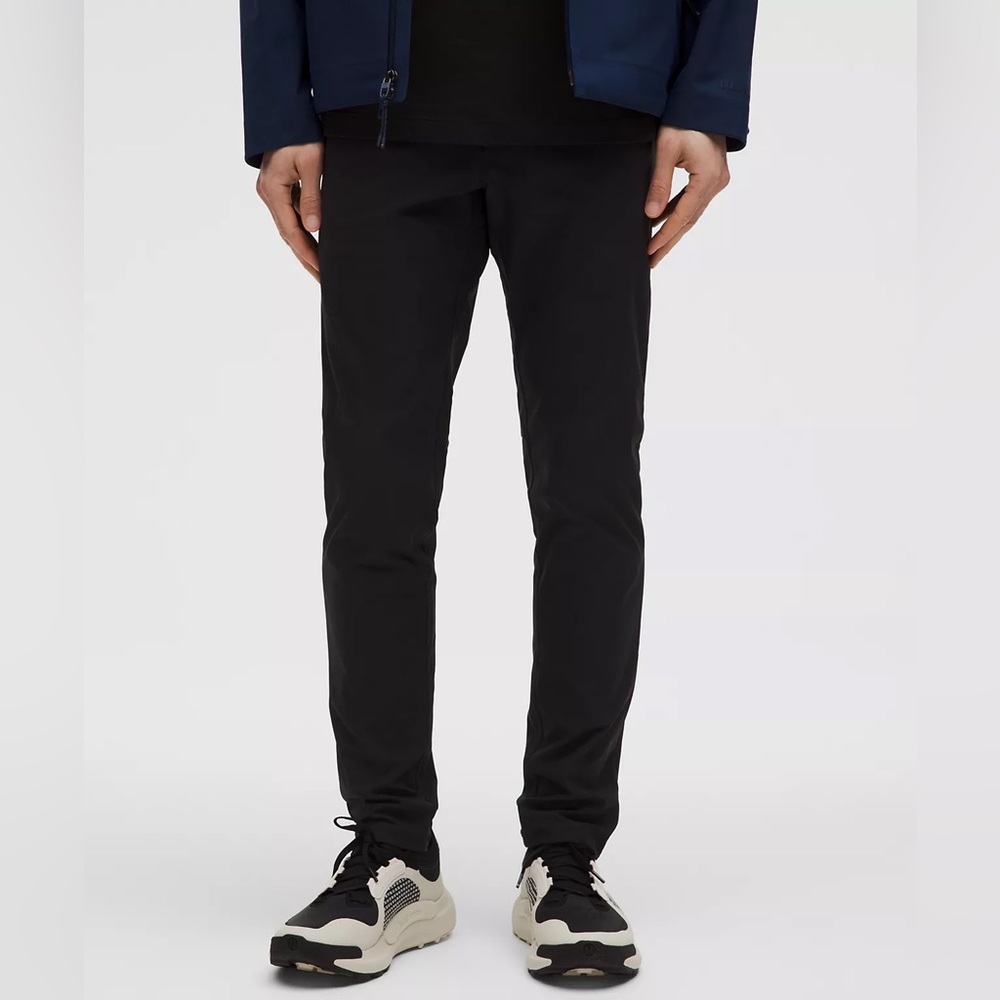 Lululemon‎ Men’s Black ABC Slim-Fit 5 Pocket Commuter Athleisure Size 30 x 25